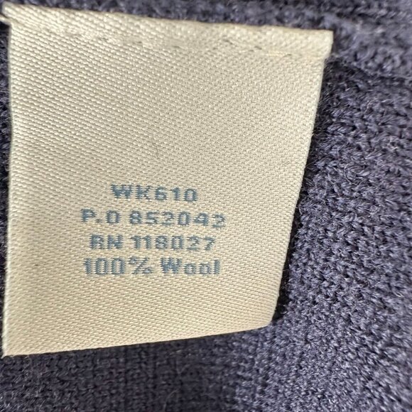 Boden 100% Wool Colorblock Duster Cardigan Coatigan Size 6 Button Topper - Picture 9 of 11